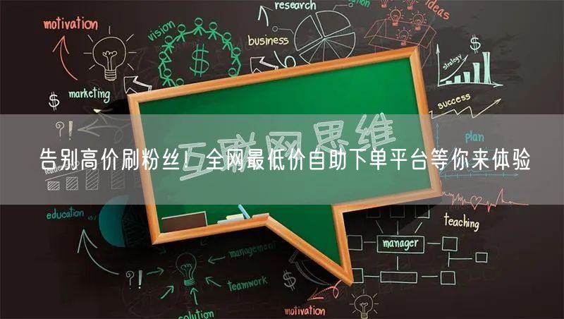告别高价刷粉丝!全网最低价自助下单平台等你来体验