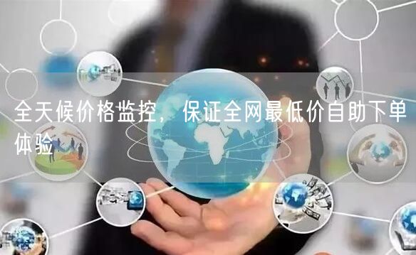 全天候价格监控,保证全网最低价自助下单体验