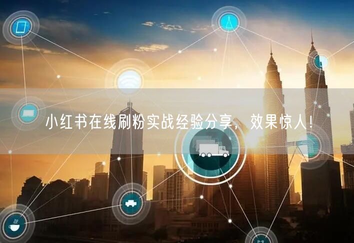 小红书在线刷粉实战经验分享,效果惊人!