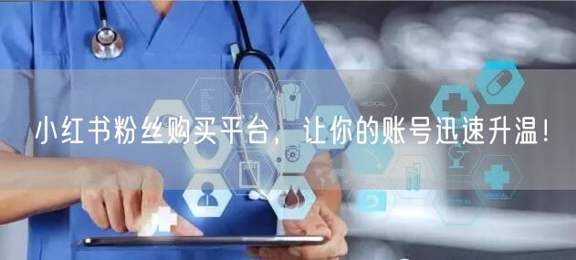 小红书粉丝购买平台，让你的账号迅速升温！