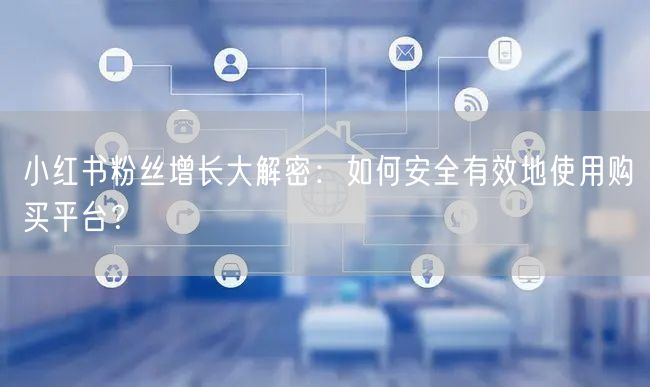 小红书粉丝增长大解密：如何安全有效地使用购买平台？