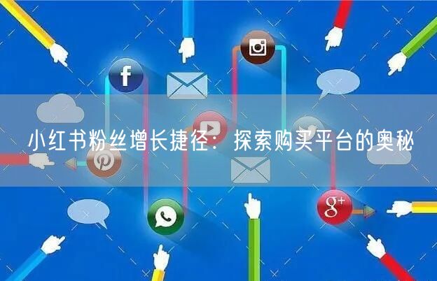小红书粉丝增长捷径：探索购买平台的奥秘