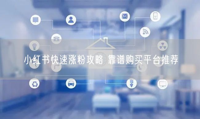 小红书快速涨粉攻略 靠谱购买平台推荐