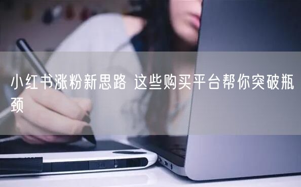 小红书涨粉新思路 这些购买平台帮你突破瓶颈